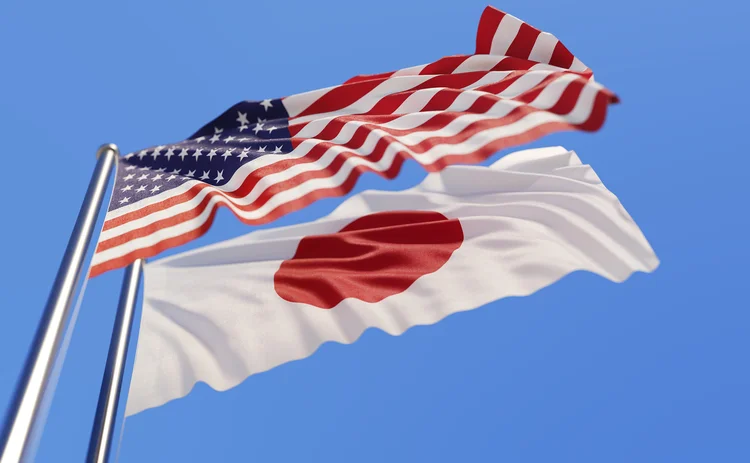 US-Japan-flags