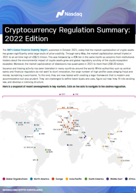 Cryptocurrency Regulation Summary: 2022 edition