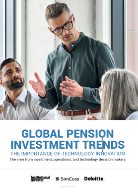 Global Pension Investment Trends - The Importance of Technology Innovation