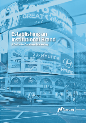 Establishing an Institutional Brand - A Guide to Database Marketing