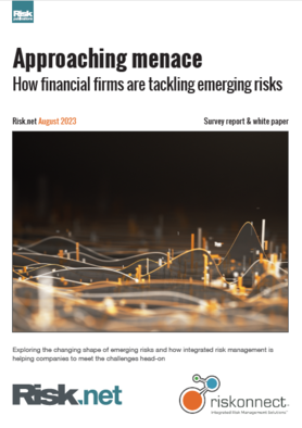 Approaching menace: how financial firms are tackling emerging risks