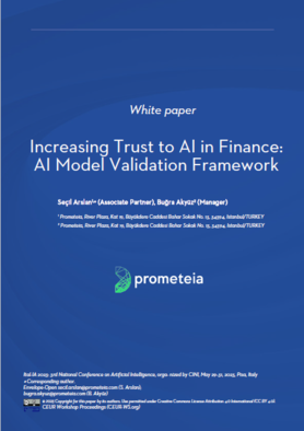 Increasing trust to artificial intelligence in finance: AI model validation framework