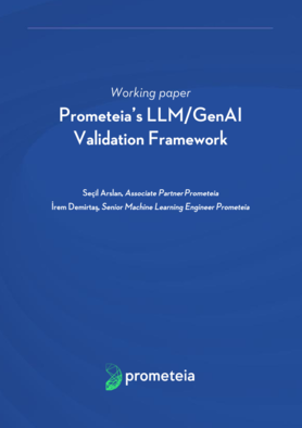 Prometeia’s LLM/GenAI Validation Framework